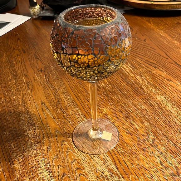 Tall global fashion tea light holder